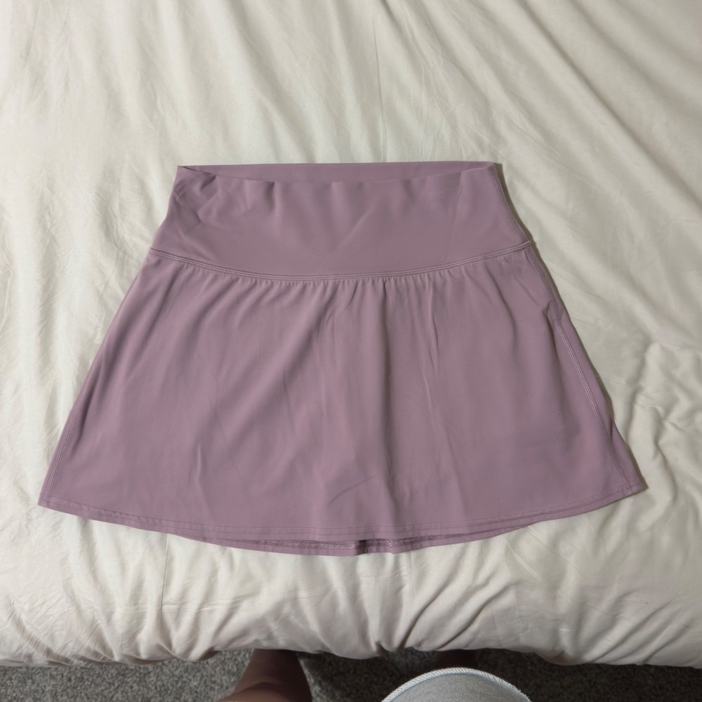 Lululemon Court Rival High-Rise Skirt Pink Tennis Running Skort Athleisure